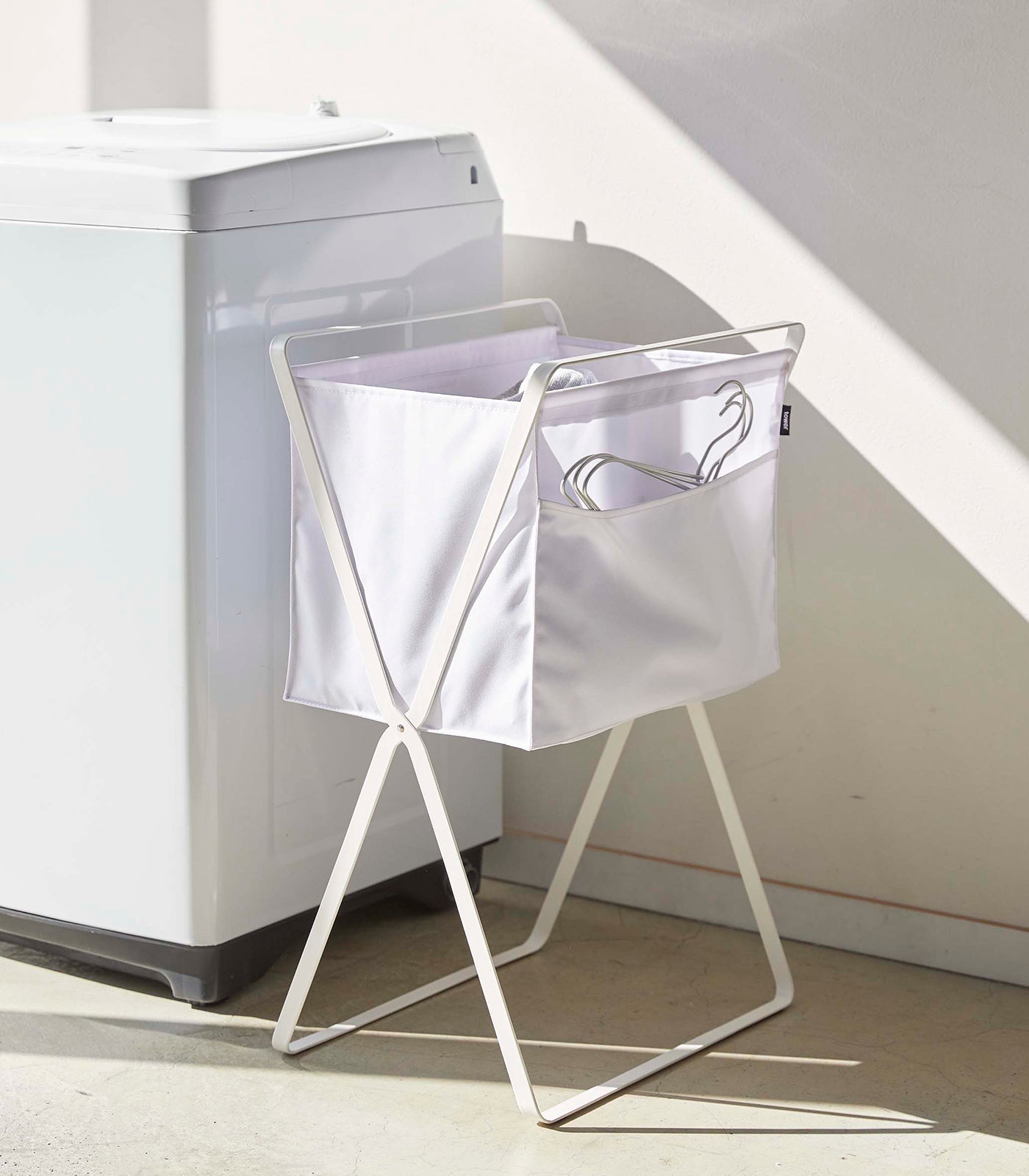 Elevated Laundry Hamper - Steel