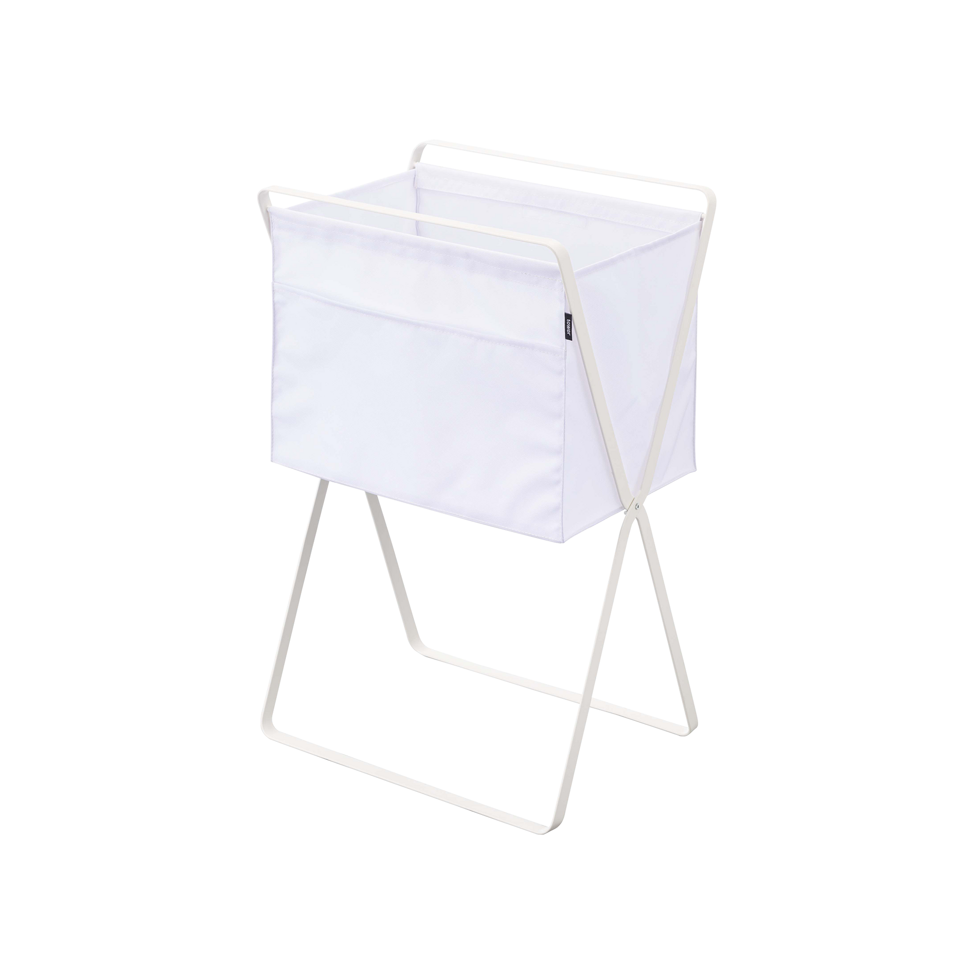 Elevated Laundry Hamper - Steel