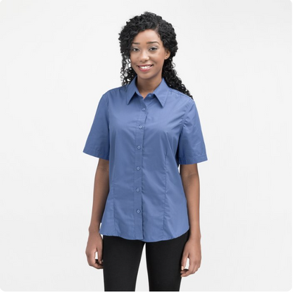 Elevate™ Colter Women's Short Sleeve Dress Shirt – Sleek, Stylish, and Perfect for Any Professional Setting