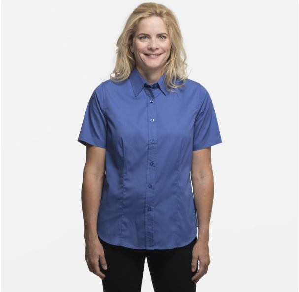 Elevate™ Stirling Short Sleeve Women’s Shirt – Modern, Sleek, and Perfectly Tailored