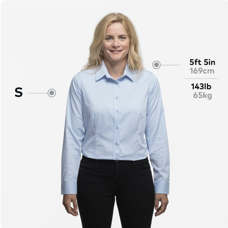 Elevate™ Wilshire Long Sleeve Women’s Shirt – Sophisticated Style with a Flawless Fit