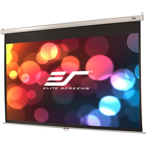 Elite Screens Manual Series - 135-Inch 16:9, Pull Down Manual Projector Screen With Auto Lock