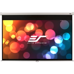 Elite Screens Manual Series - 135-Inch 16:9, Pull Down Manual Projector Screen With Auto Lock