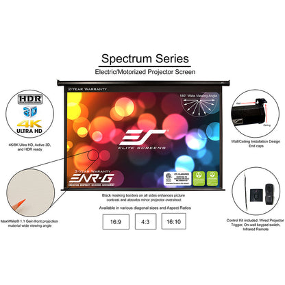 Elite Screens Spectrum Electric100H-Auhd