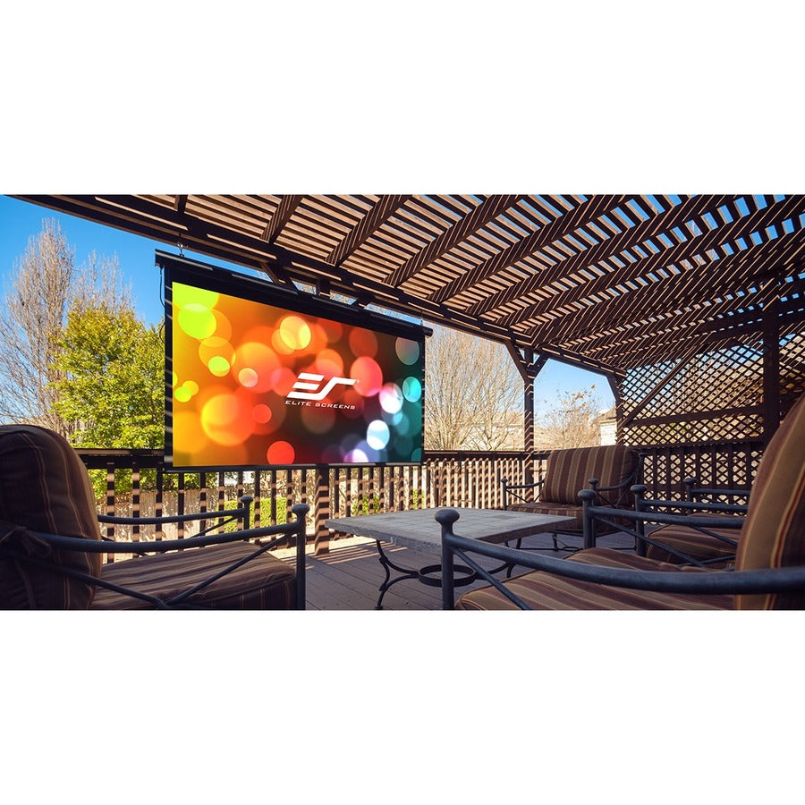 Elite Screens Yard Master Electric Oms150H-Electric 150" Electric Projection Screen