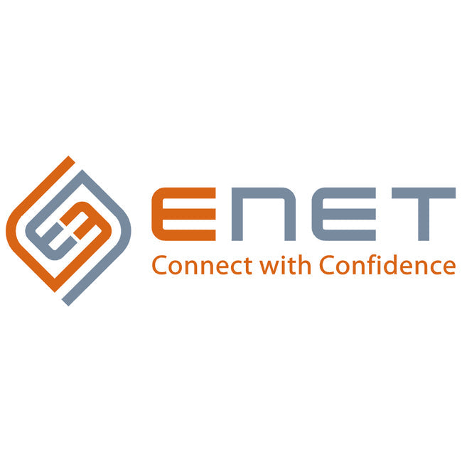 Enet Cat6A Orange 15 Foot Patch Cable With Snagless Molded Boot (Utp) High-Quality Network Patch Cable Rj45 To Rj45 - 15Ft