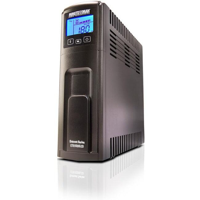 Entrust Series: Line Interactive Ups W/ Lcd Display, 1000Va/600 Watts, 120 Vac