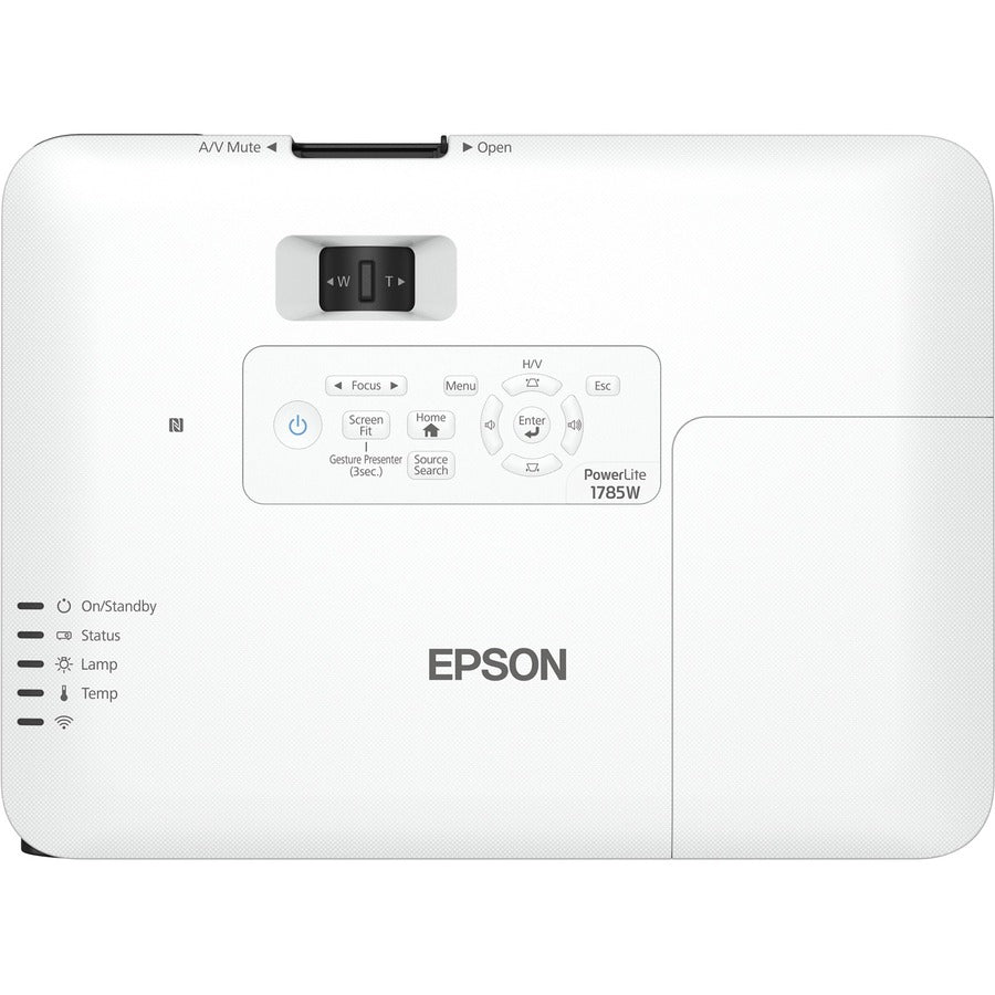 Epson Powerlite 1785W Data Projector Standard Throw Projector 3200 Ansi Lumens 3Lcd Wxga (1280X800) Black, White