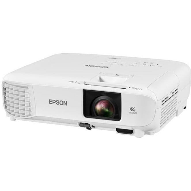 Epson Powerlite V11Ha03020 Data Projector Standard Throw Projector 3800 Ansi Lumens 3-Chip Dlp Xga (1024X768) White