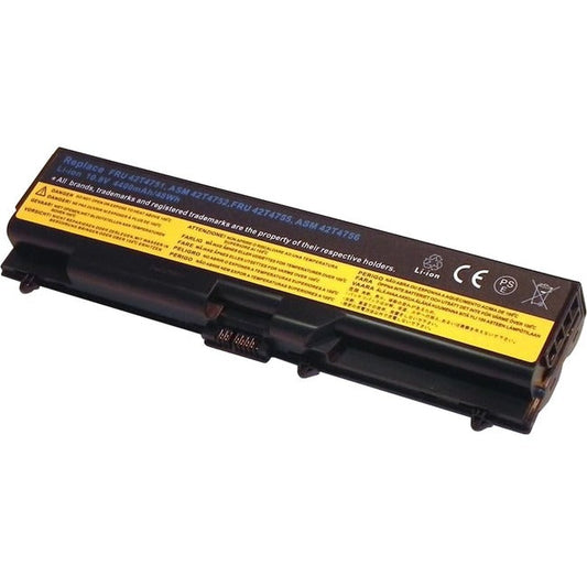 Ereplacements - Notebook Battery (Equivalent To: Lenovo 57Y4185) - Lithium Ion - 6-Cell - 4400 Mah - Black - For Lenovo Thinkpad L412, L420, L512, L520, T410, T420, T510, T520, W510, W520