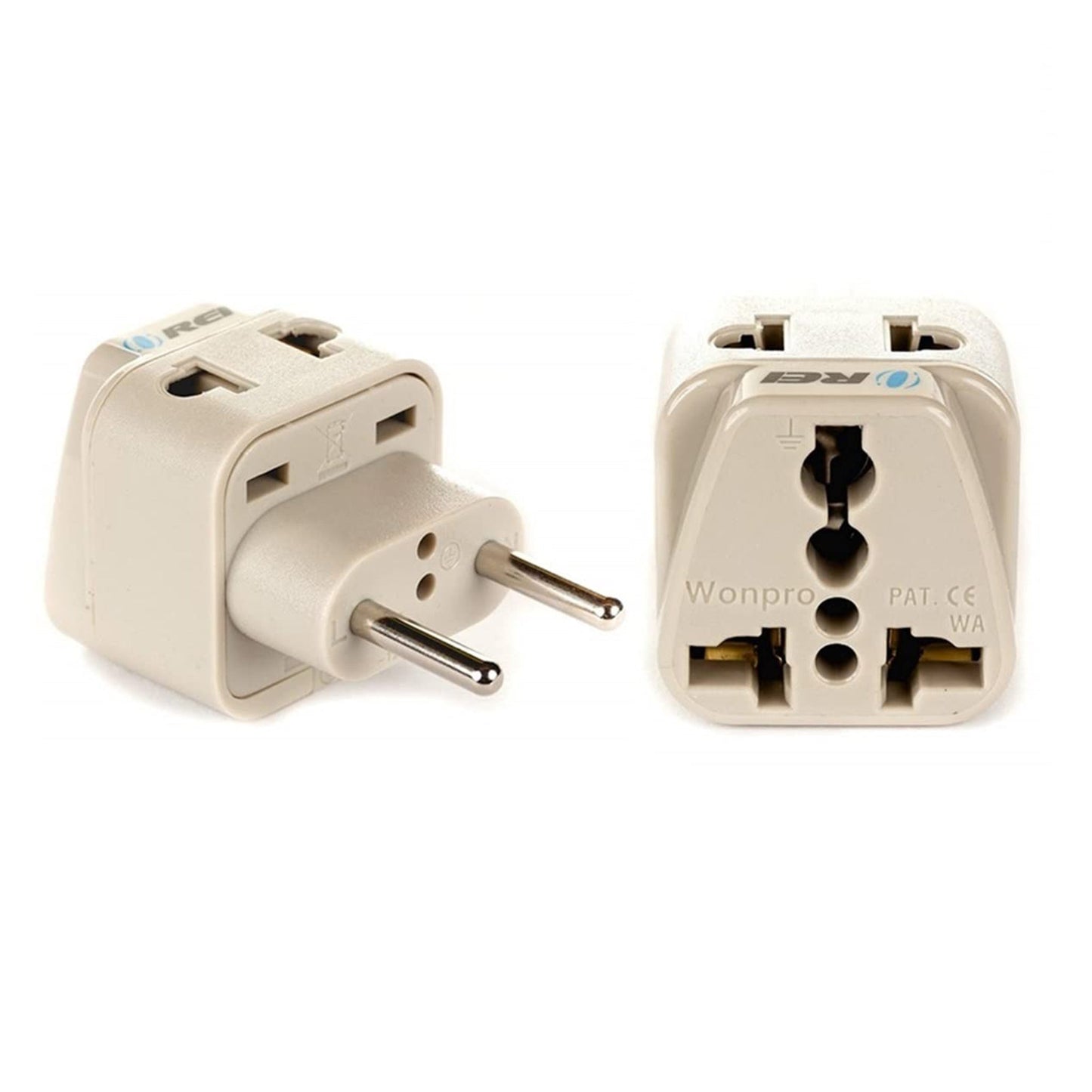 European Travel Adapter - 2 in 1 - Type C - Compact Design (DB-9C)