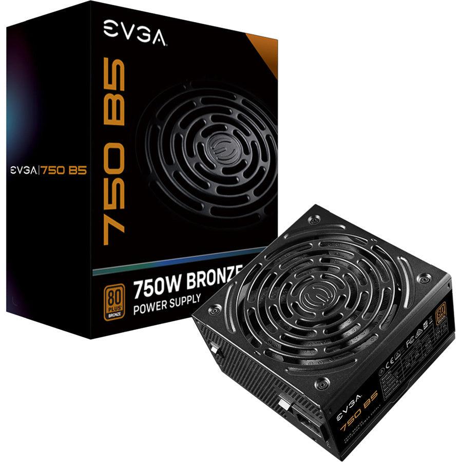 Evga 220-B5-0750-V1 750 B5, 80 Plus Bronze 750W, Fully Modular, Evga Eco Mode, 5 Year Warranty, Compact 150Mm Size, Power Supply