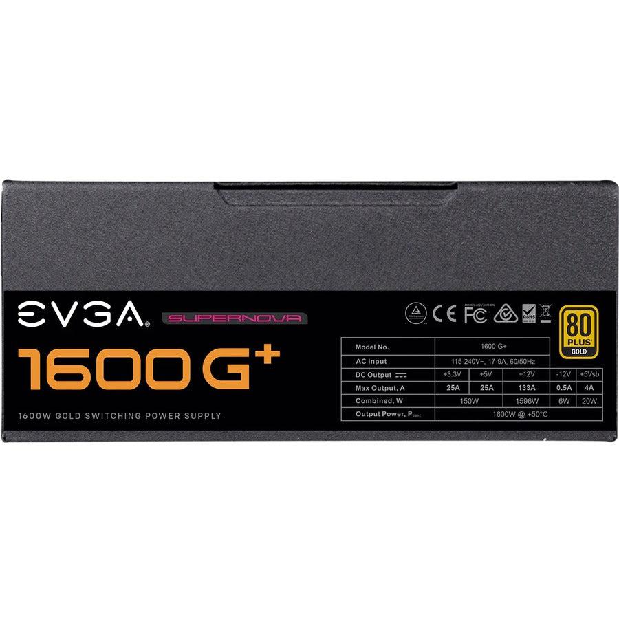 Evga Supernova 1600 G+ 220-Gp-1600-X1 1600W 80 Plus Gold Fully Modular 10 Year Warranty Power Supply