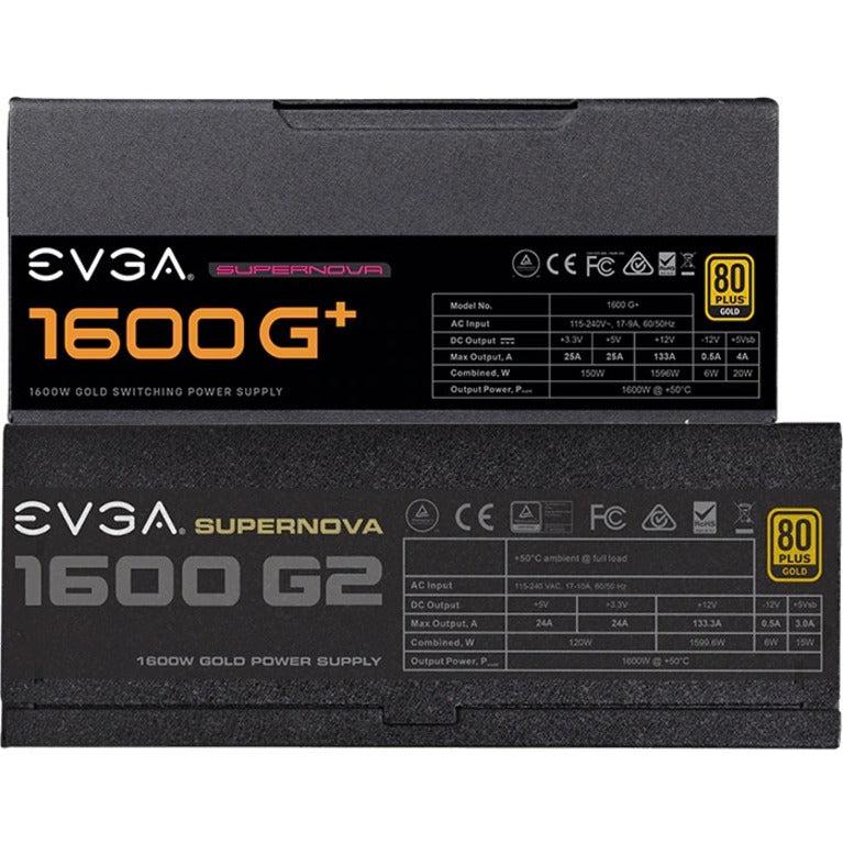 Evga Supernova 1600 G+ 220-Gp-1600-X1 1600W 80 Plus Gold Fully Modular 10 Year Warranty Power Supply