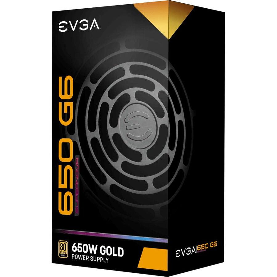 Evga Supernova G6 Series 220-G6-0650-X1 650W 80 Plus Gold Fully Modular 10 Year Warranty Power Supply