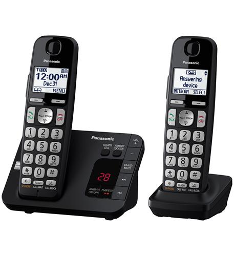 Exp. Cordless- Large Keypad- 2 HS- ITAD KX-TGE432B