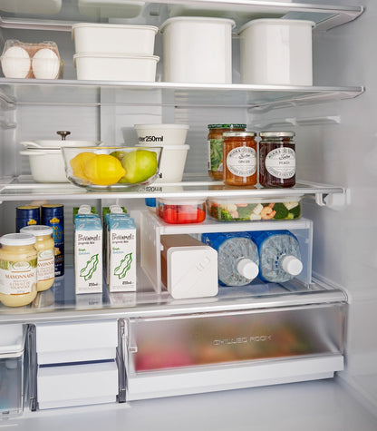 Expandable Refrigerator Riser Shelf