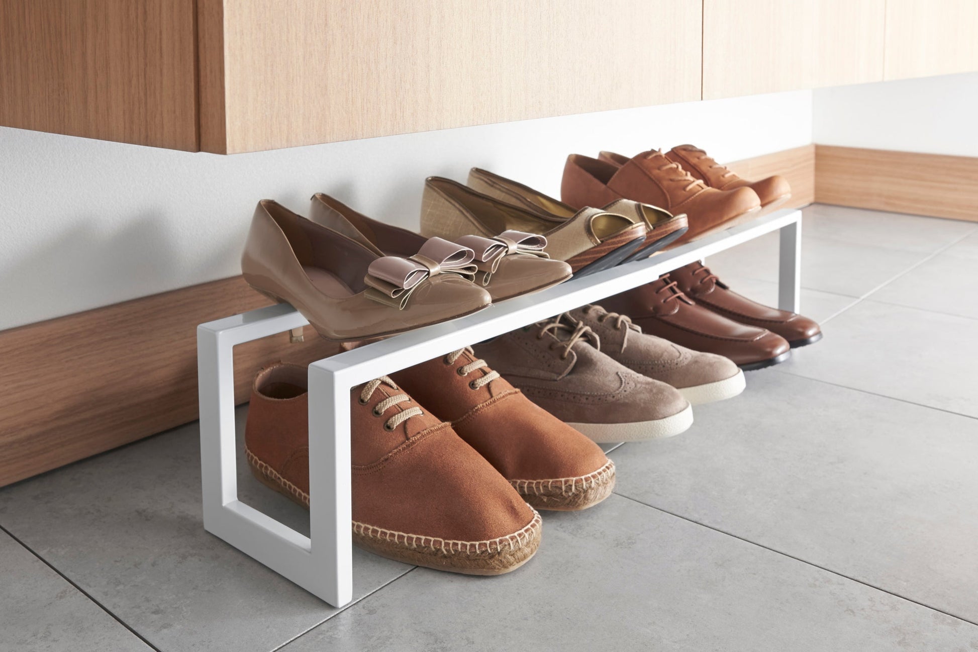 Expandable Shoe Rack - Two Sizes - Steel