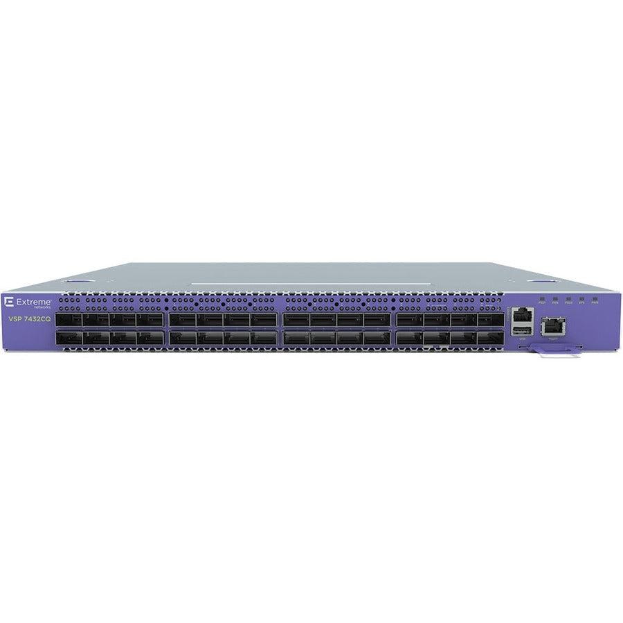 Extreme Networks ExtremeSwitching VSP 7432CQ-F Layer 3 Switch