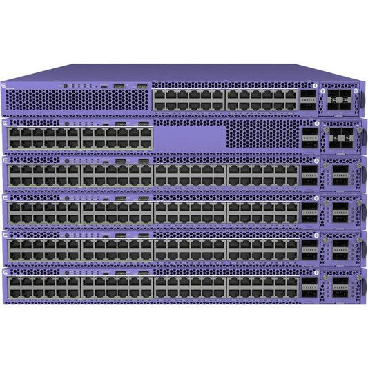 Extreme Networks Extremeswitching X465 Series X465-48W - Bundle - Switch - Managed - 48 X 10/100/1000 (Upoe) + 2 X 40 Gigabit Qsfp+ (Stacking) - Rack-Mountable - Upoe (1715 W)