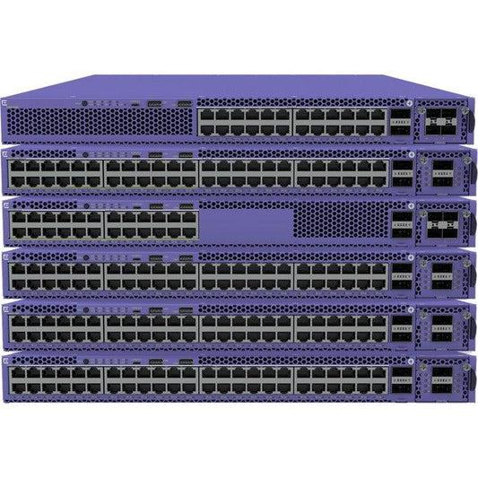 Extreme Networks Extremeswitching X465 Series X465-48W - Bundle - Switch - Managed - 48 X 10/100/1000 (Upoe) + 2 X 40 Gigabit Qsfp+ (Stacking) - Rack-Mountable - Upoe (815 W)