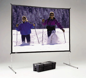 Da-Lite Fast-Fold Deluxe Screen System - 72" X 96" - Dual Vision - 120 Projection Screen