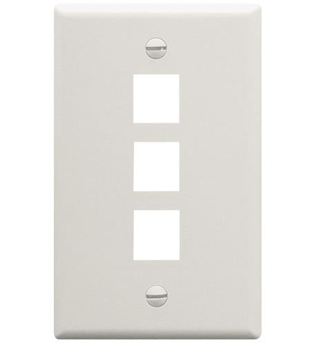 FP03PWH-SPK FACEPLATE 25 PK WHITE WAV-FACE-3-WH-25PK