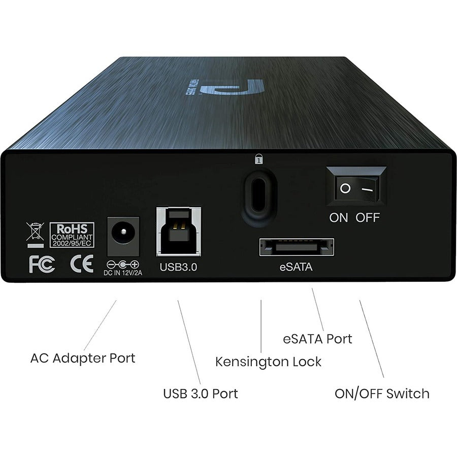 Fantom Drives 10Tb External Hdd,7200 Rpm Usb3.0/Esata Aluminum Hdd