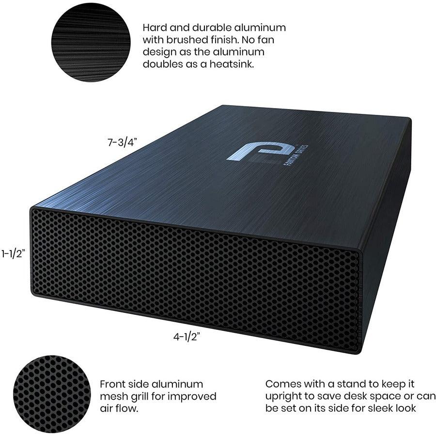 Fantom Drives 10Tb External Hdd,7200 Rpm Usb3.0/Esata Aluminum Hdd