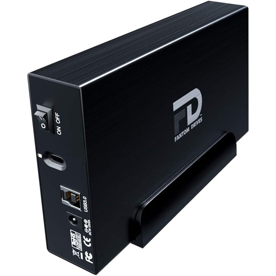 Fantom Drives 1Tb External Hard Drive - Gforce 3 - Usb 3, Aluminum, Black, Gf3B1000U