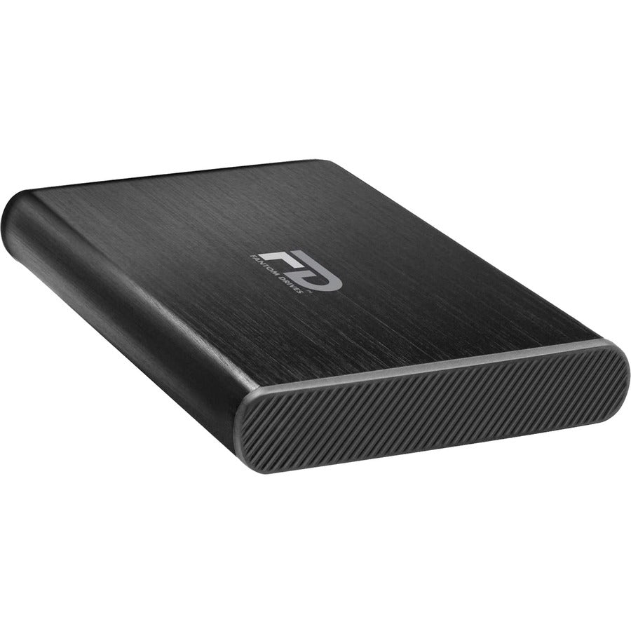 Fantom Drives 1Tb Portable Hard Drive - Gforce 3 Mini - Usb 3, Aluminum, Black, Gf3Bm1000U