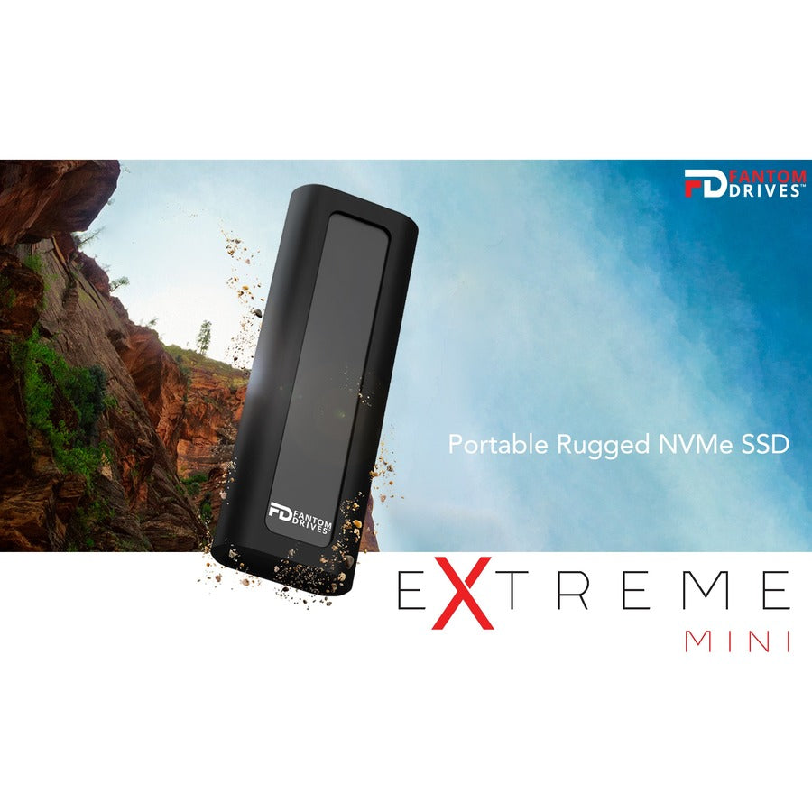 Fantom Drives Extreme 1 Tb Portable Rugged Solid State Drive - External - Pci Express Nvme