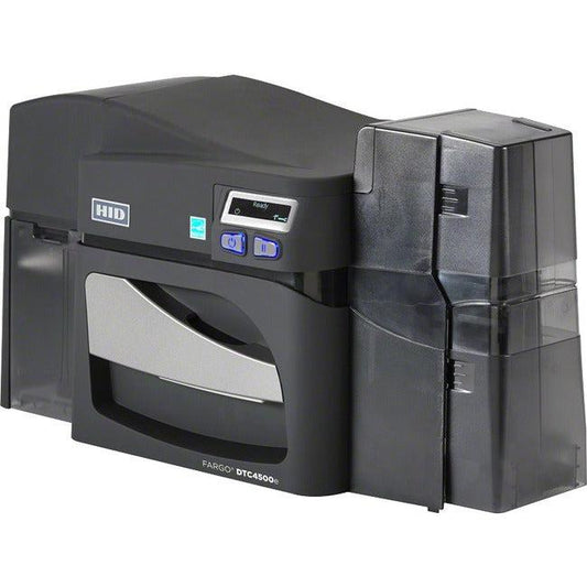 Fargo Dtc4500E Double Sided Desktop Dye Sublimation/Thermal Transfer Printer - Monochrome - Card Print - Ethernet - Usb 055508