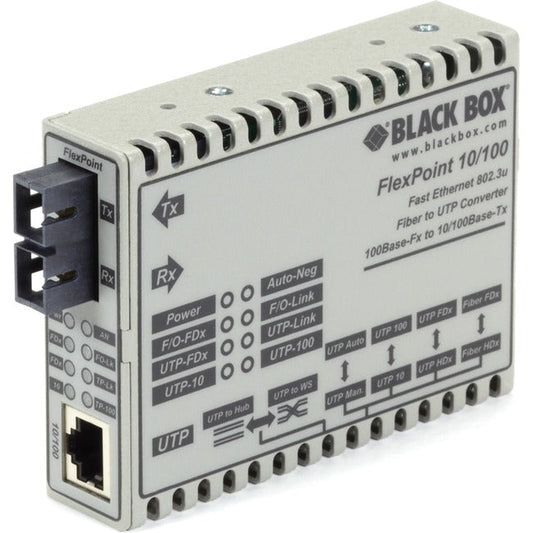 Fast Ethernet (100-Mbps) Media Converter - 10/100-Mbps Copper To 100-Mbps Multim Bbx-Lmc100A-Sc-R3