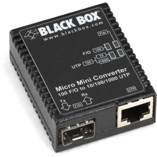 Fast Ethernet (100-Mbps) Media Converter - 10/100/1000-Mbps Copper To 100-Mbps F