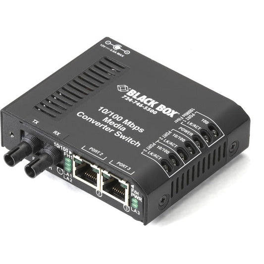 Fast Ethernet (100-Mbps) Switch - (2) 10/100-Mbps Copper Rj45, (1) 100-Mbps Mult Bbx-Lbh100A-St
