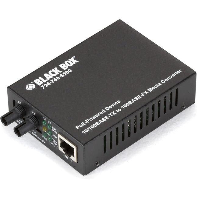 Fast Ethernet Poe Pd Media Converter-10/100-Mbps Copper To 100-Mbps Multimode Fi Bbx-Lpd501A