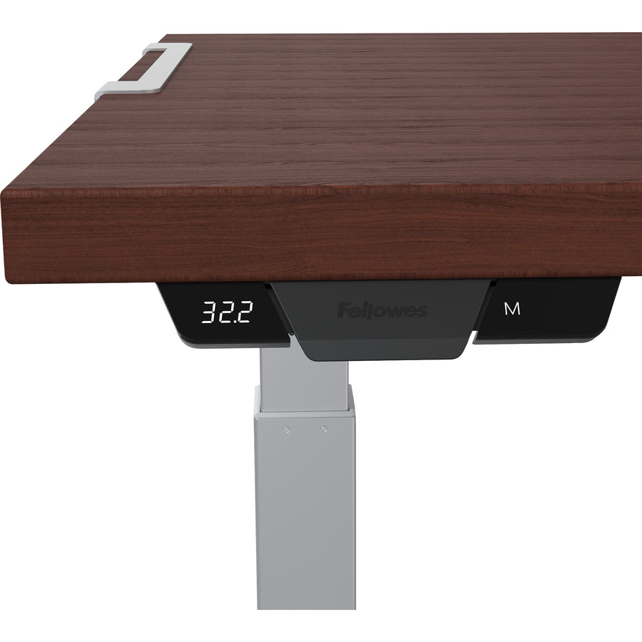 Fellowes Levado Laminate Table,Topmahogany60Inx30Inhplrectangletop