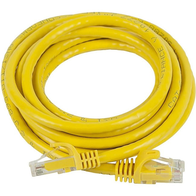 Flexboot Cat5E 24Awg Cable_ 7Ft Yellow