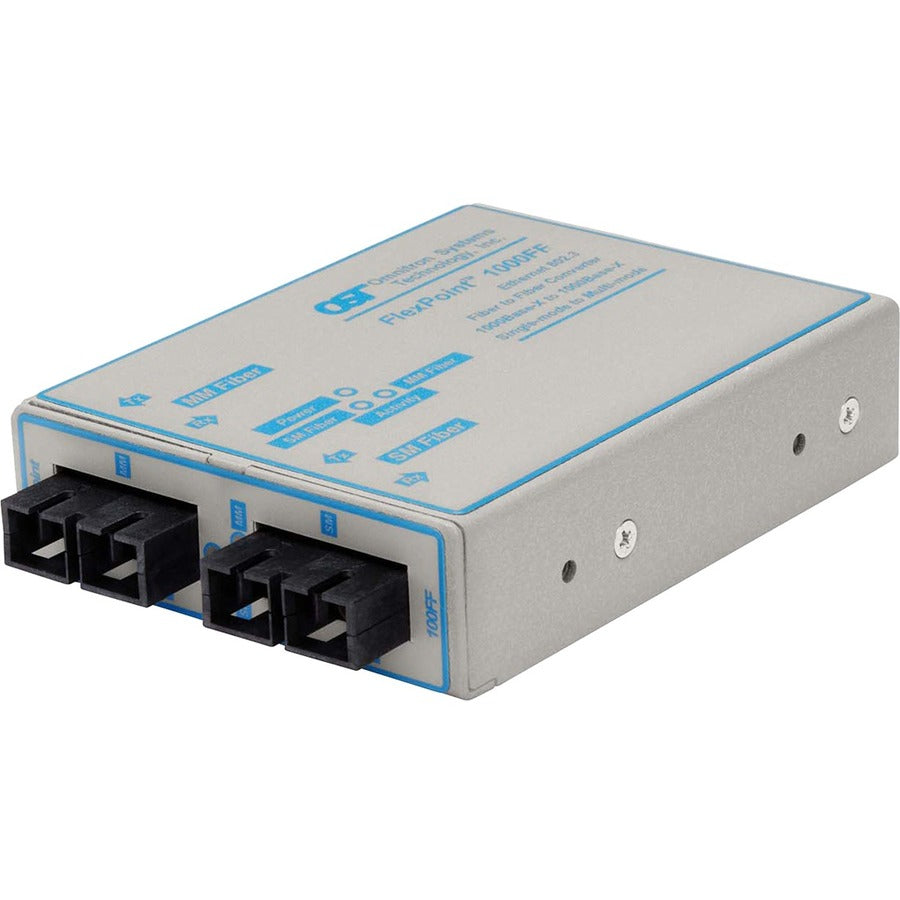 Flexpoint 1000Mbps Gigabit Ethernet Fiber To Fiber Media Converter Sc Multimode 550M To Single-Mode 34Km 4440-0