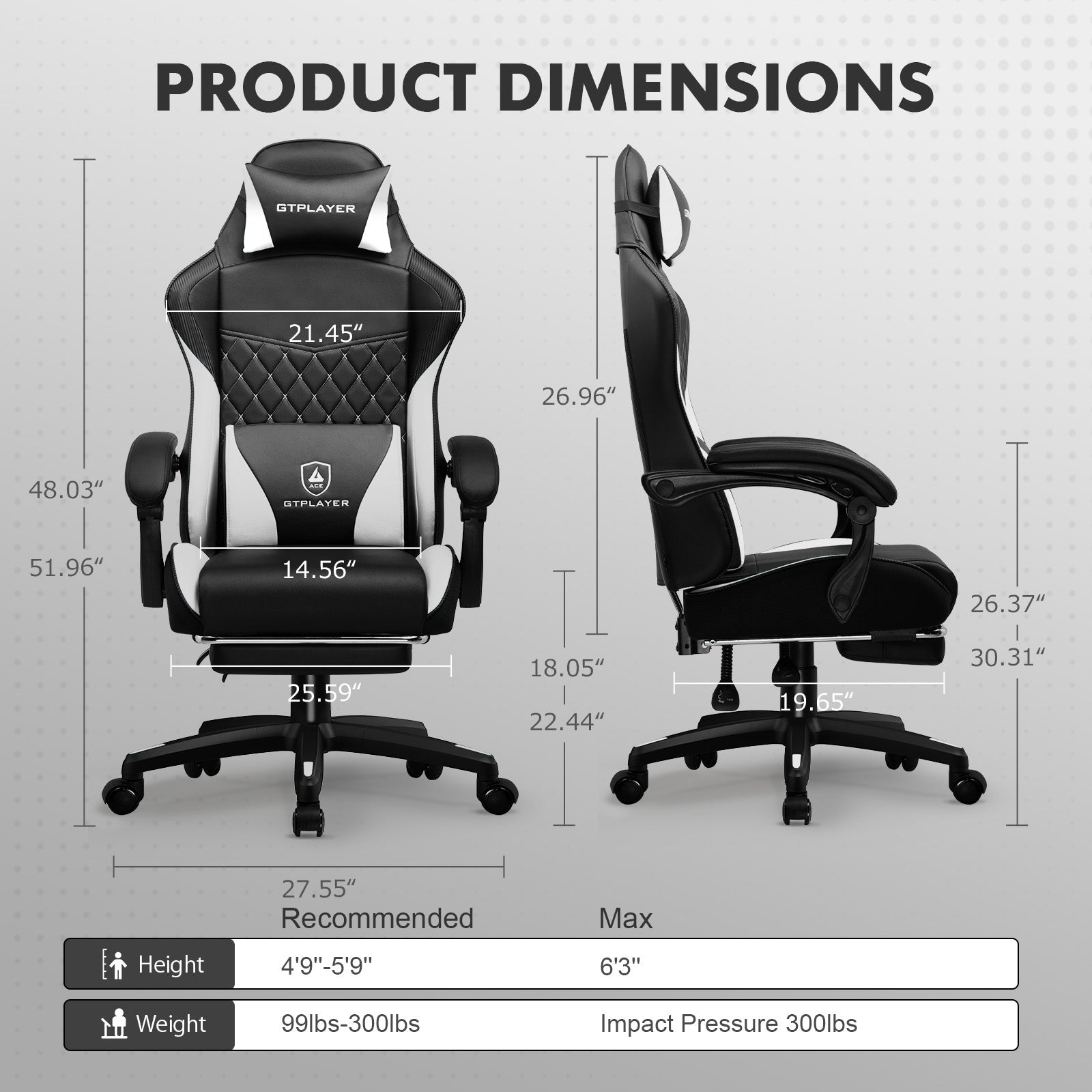 Footrest Series GTP100