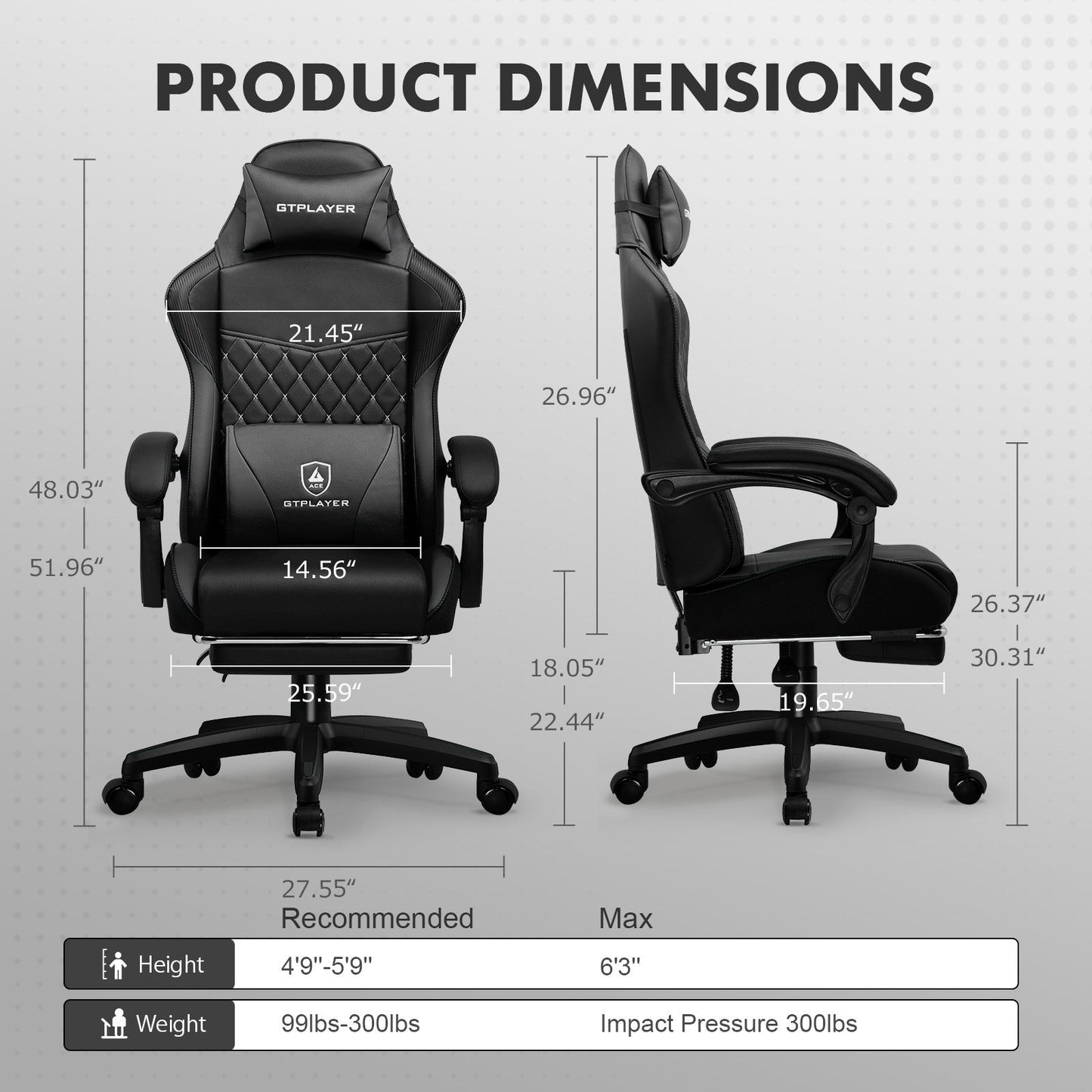 Footrest Series GTP100