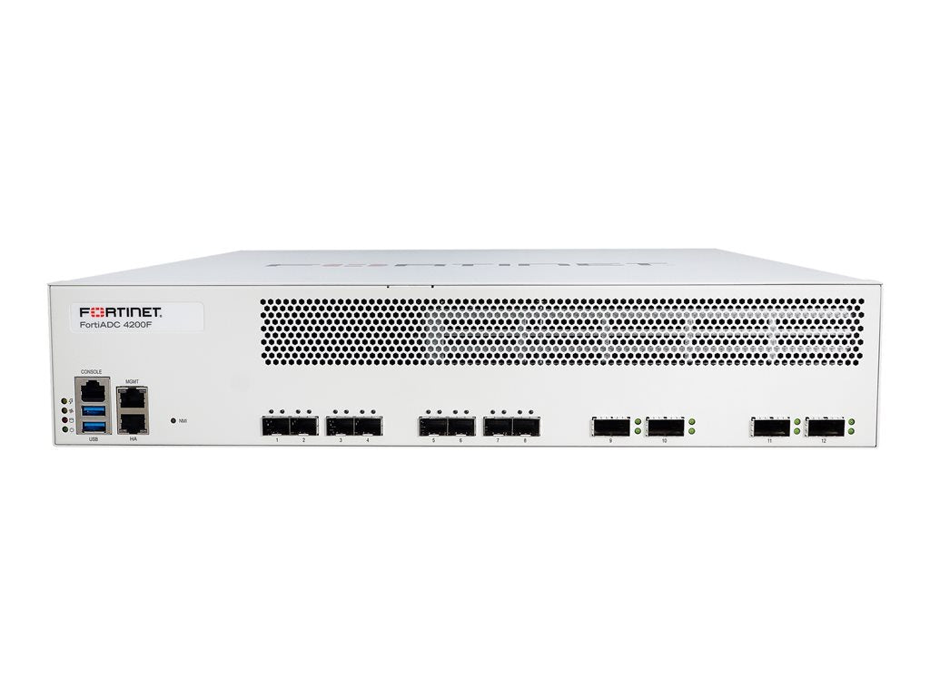 Forti Support Fortinet FortiADC 4200F - Application accelerator - with 3 years Forti