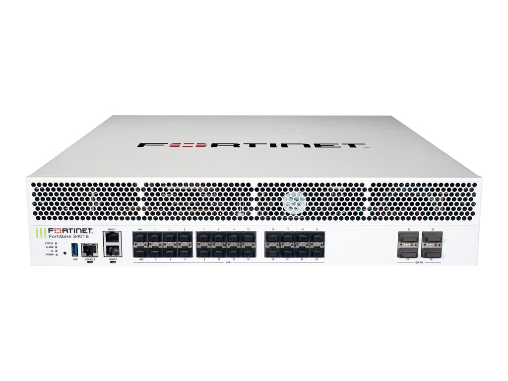 Fortinet FortiGate 3401E-DC - Security appliance - with 5 years FortiC