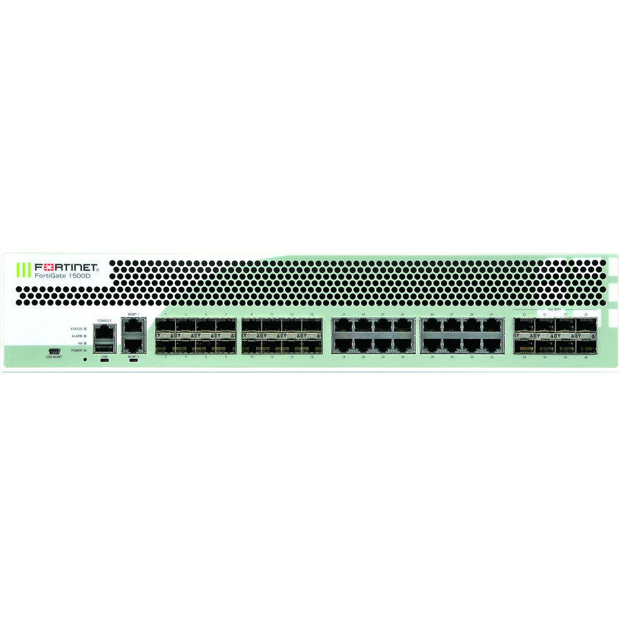 Fortinet Fortigate 1500D-Dc Network Security/Firewall Appliance Fg-1500D-Dc-Bdl-Usg