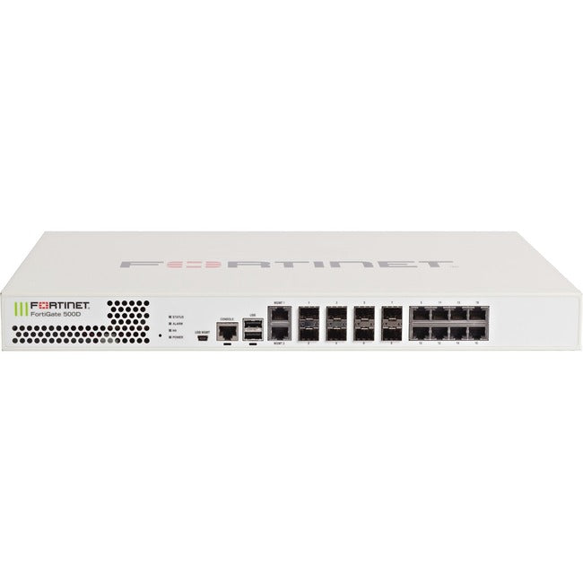 Fortinet Fortigate 500D Network Security/Firewall Appliance Fg500D-Bdl-Usg-90036