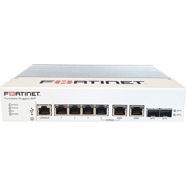 Fortinet Fortigate Rugged Fgr-60F Network Security/Firewall Appliance Fgr-60F-Usg