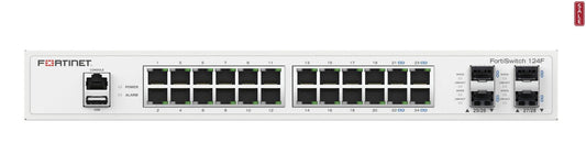 Fortinet Fortiswitch-124F Ethernet Switch FS-124F 24 x GE RJ45, 4 x 10GE SFP+, 1 x RJ-45 Console