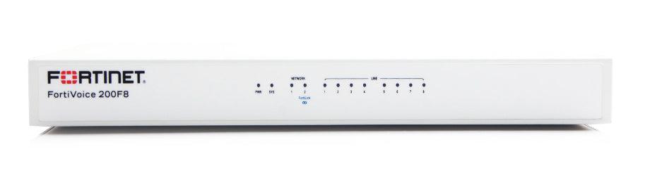 Fortinet Fortivoice-200F8, 5 X 10/100/1000 Ports, 8 X Fxo, 1 FVE-200F8