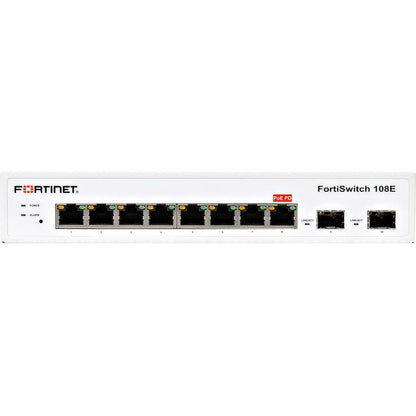 Fortinet Layer 2 Fortigate Switch Controller Compatible Switch With 8 X Ge Rj45 Ports, 2 X Ge Sfp, Fanless Line Ac And Pse Dual Powered.